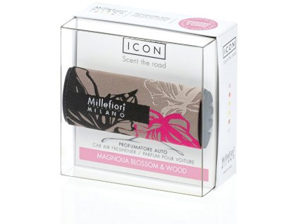 Millefiori Milano Vůně do auta Icon Textil Floral Magnolia Blossom & Wood