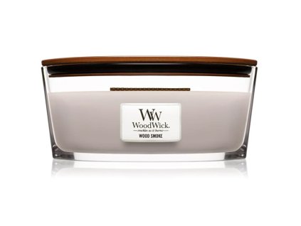 WoodWick Vonná svíčka loď Wood Smoke 453,6 g