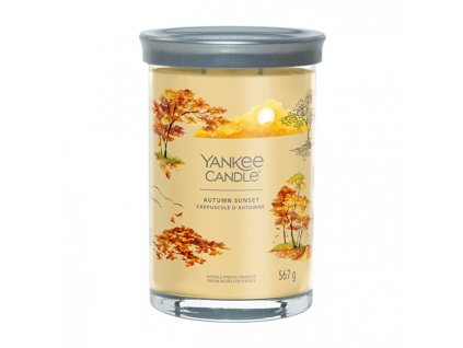 Yankee Candle Aromatická svíčka Signature tumbler velký Autumn Sunset 567 g