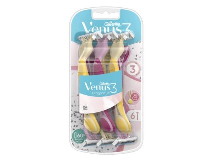 Gillette Jednorázová holítka Venus 3 Dragonfruit 6 ks