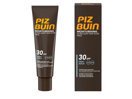 Piz Buin Ochranný hydratační fluid na obličej SPF 30 Moisturizing (Ultra Light Sun Fluid) 50 ml