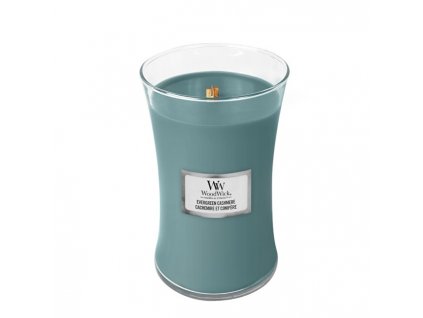 WoodWick Vonná svíčka váza Evergreen Cashmere 609,5 g