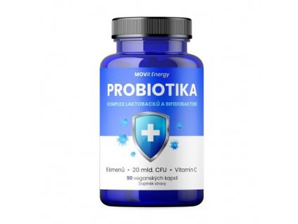 MOVit Energy Probiotika, komplex laktobacilů a bifidobakterií 90 veganských kapslí