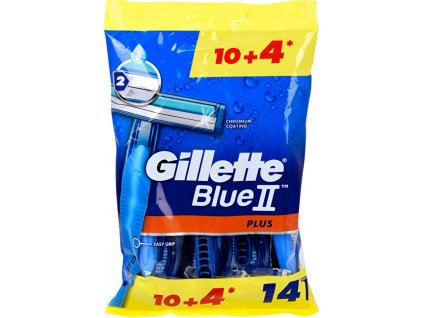 Pánská jednorázová holítka Gillette Blue2 Plus 10+4 ks