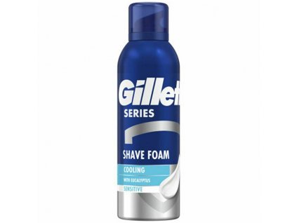 Gillette Chladivá pěna na holení Series Sensitive Eucalyptus (Cooling Shave Foam) 200 ml