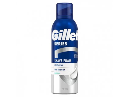 Gillette Revitalizující pěna na holení Series Sensitive Green Tea (Revitalizing Shave Foam) 200 ml