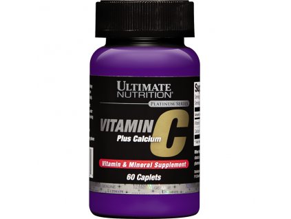 Ultimate Nutrition Vitamín C 826 mg + Calcium 94 mg 60 cps