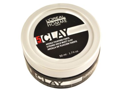 L´Oréal Professionnel Stylingová hlína pro muže Clay (Strong Hold Matt Clay) 50 ml