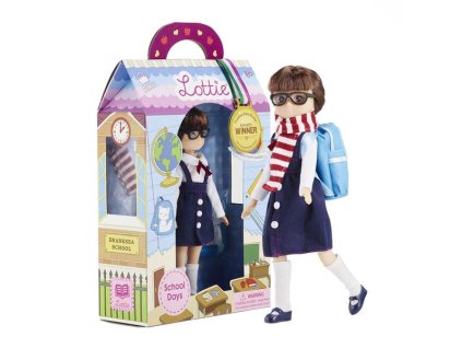 School Days Lottie doll box grande