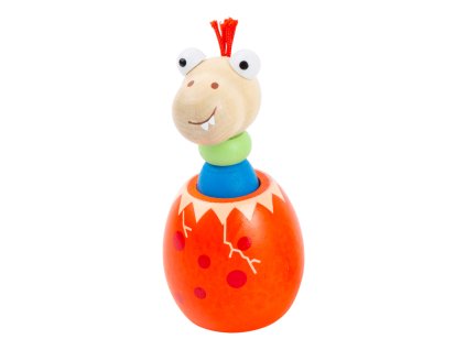 small foot Dinosauří vejce se zvukem 1 ks oranžová