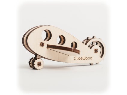 CuteWood Dřevěné 3D puzzle Letoun