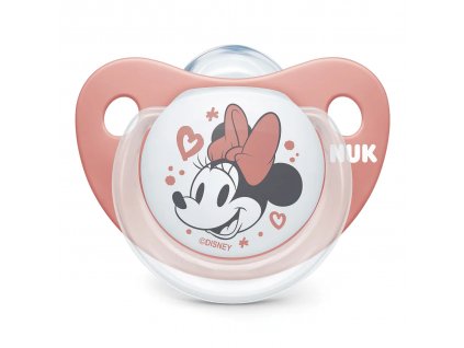 NUK Dudlík silikonový Mickey V2 (6-18m) lososová