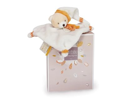 Doudou Plyšová mini hračka muchláček 20 cm medvěd