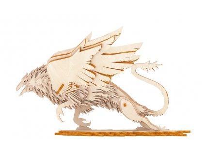 Woodcraft Dřevěné 3D puzzle Griffin