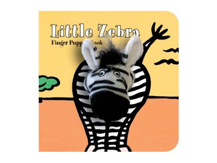 Chronicle Books Maňásková knížka Malá zebra