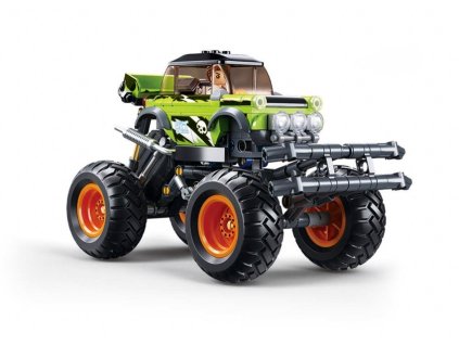 Sluban Power Bricks M38-B1158 Natahovací auto Bigfoot Green BKI