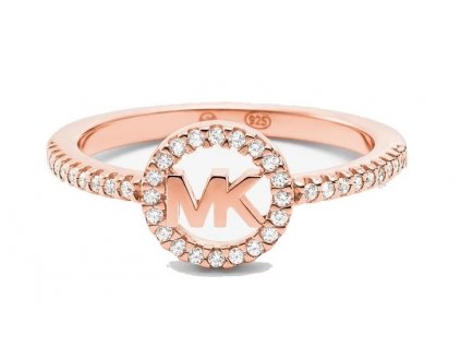 Michael Kors Luxusní bronzový prsten se zirkony MKC1250AN791