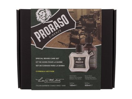 Proraso Dárková sada přípravků pro péči o vousy Cypress & Vetyver