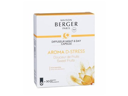 Maison Berger Paris Náplň do elektrického difuzéru Night and Day Aroma D-Stress Sladké ovoce 1 ks