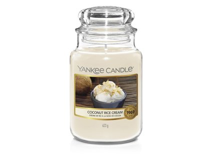 Yankee Candle Aromatická svíčka Classic velká Coconut Rice Cream 623 g