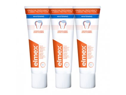 Elmex Bělicí zubní pasta Caries Protection Whitening 3 x 75 ml