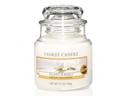 Yankee Candle Aromatická svíčka Classic malá Fluffy Towels 104 g