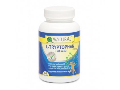 Natural SK L-Tryptophan 450 mg 60 kapslí