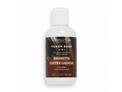 Revolution Haircare Oživující barva pro hnědé vlasy Brunette Coffee Liquer (Toner Shot) 100 ml