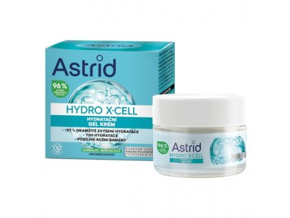 Astrid Hydratační gel krém pro normální až smíšenou pleť Hydro X-Cell 50 ml