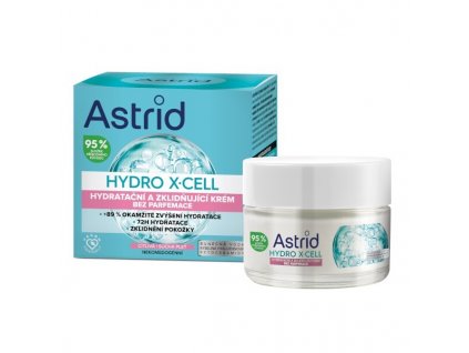 Astrid Hydratační a zklidňující krém pro citlivou pleť bez parfemace Hydro X-Cell 50 ml