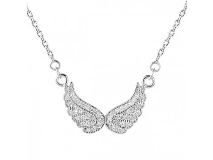 Beneto Stříbrný náhrdelník s křídly AGS194/47
