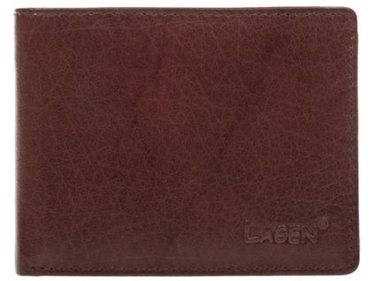 Lagen Pánská kožená peněženka 02310008 BRN