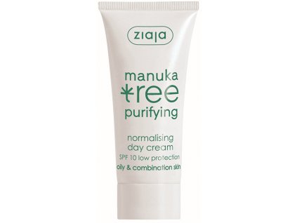 Ziaja Denní krém SPF 10 normalizující Manuka Tree Purifying