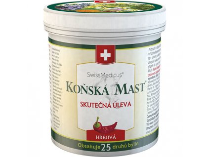 Herbamedicus Koňská mast hřejivá 250 ml