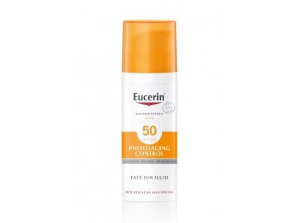 Eucerin Emulze na opalování proti vráskám Photoaging Control SPF 50 (Face Sun Fluid) 50 ml