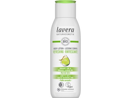 Lavera Osvěžující tělové mléko s Bio limetkou (Refreshing Body Lotion) 200 ml