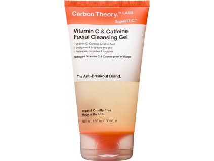 Carbon Theory Čisticí pleťový gel Vitamin C & Caffeine (Facial Cleansing Gel) 100 ml