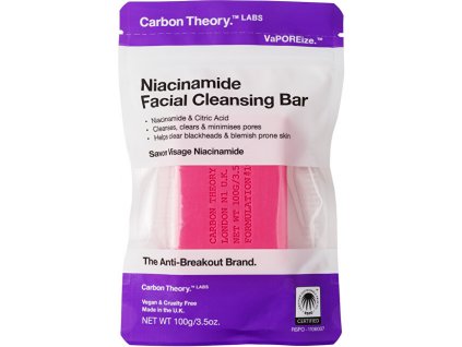 Carbon Theory Čisticí pleťové mýdlo Niacinamide (Facial Cleansing Bar) 100 g