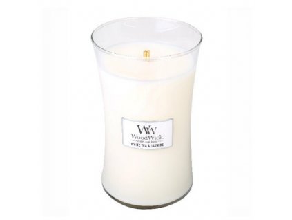 WoodWick Vonná svíčka váza velká White Tea & Jasmine 609,5 g