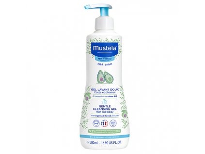 Mustela Dětský jemný čisticí gel na tělo a vlasy (Gentle Cleansing Gel) 500 ml
