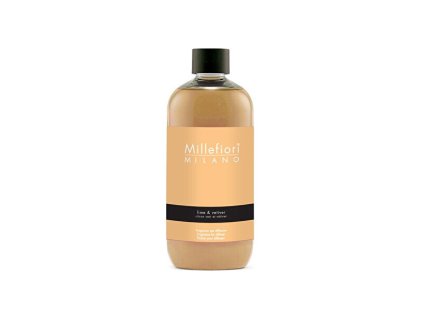 Millefiori Milano Náhradní náplň do aroma difuzéru Natural Lime & Vetiver 250 ml