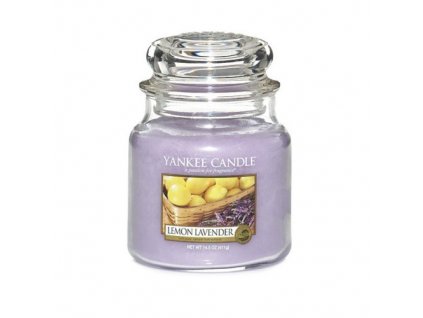 Yankee Candle Aromatická svíčka Classic střední Lemon Lavender 411 g