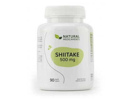 Natural Medicaments Shiitake 500 mg 90 kapslí