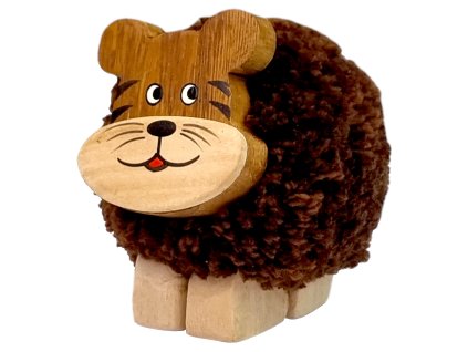 2Kids Toys Dřevěná figurka XL pompon Tygr