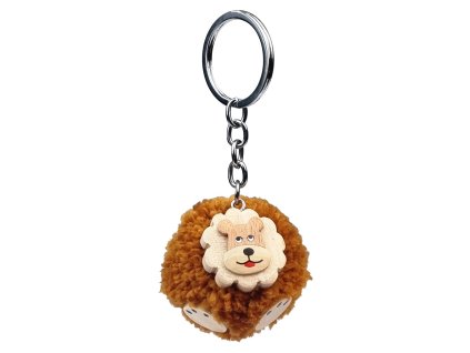 2Kids Toys Dřevěná klíčenka pompon Lev