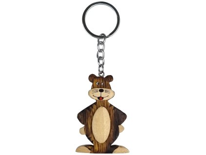 2Kids Toys Dřevěná klíčenka velká Tygr