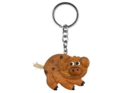 2Kids Toys Dřevěná klíčenka velká Prase