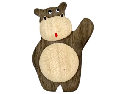 2Kids Toys Dřevěná magnetka velká Hroch