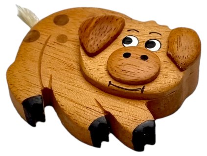 2Kids Toys Dřevěná magnetka velká Prase
