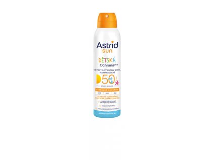 Astrid Dětský neviditelný suchý sprej na opalování SPF 50 Sun 150 ml